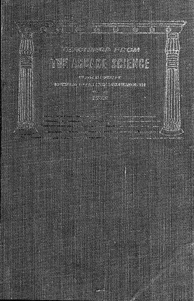 Cover of Special Teachings from the Arcane Science