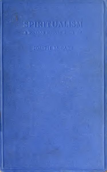 Cover of Spiritualism: A Popular History from 1847