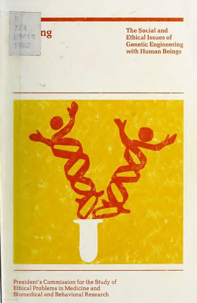 Cover of Splicing Life: A Report on the Social and Ethical Issues of Genetic Engineering with Human Beings