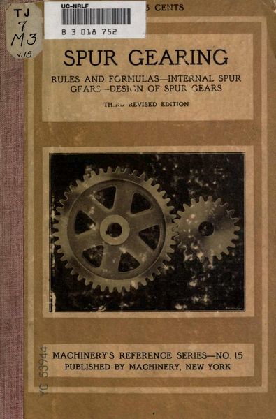 Cover of Spur Gearing