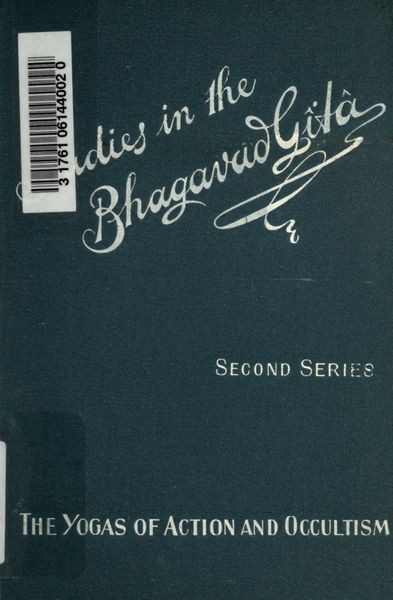 Cover of Studies in the Bhagavad Gita