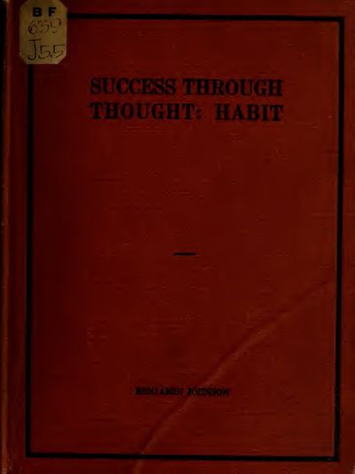 Cover of Success Through Thought: Habit