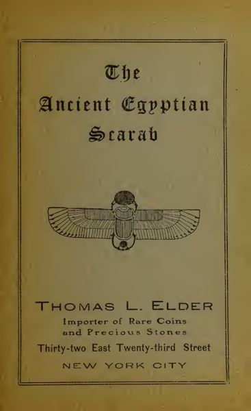 Cover of The Ancient Egyptian Scarab