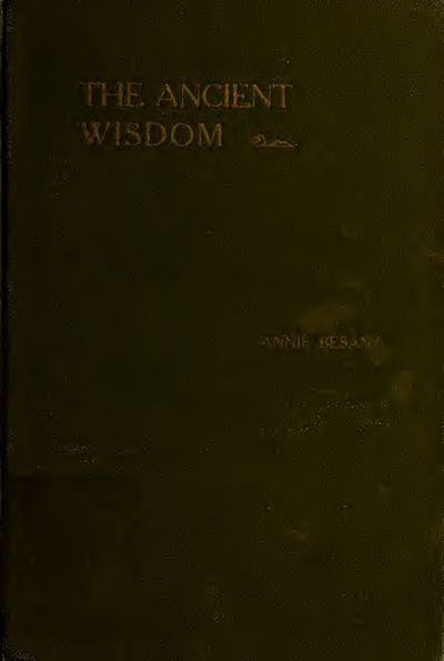 Cover of The Ancient Wisdom