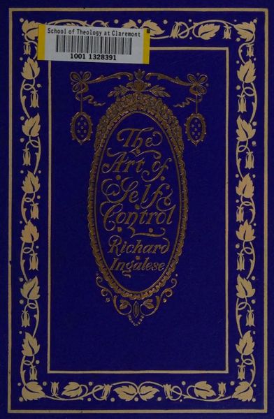 Cover of The Art of Self-Control