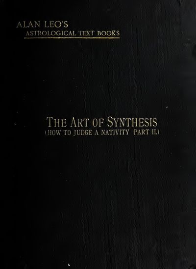 Cover of The Art of Synthesis