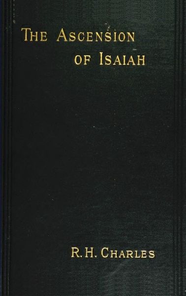 Cover of The Ascension of Isaiah