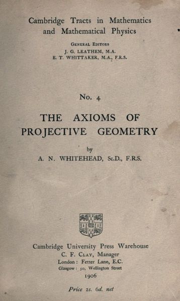 Cover of The Axioms of Projective Geometry