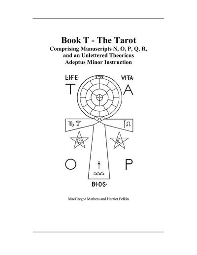 Cover of The Book T: The Tarot