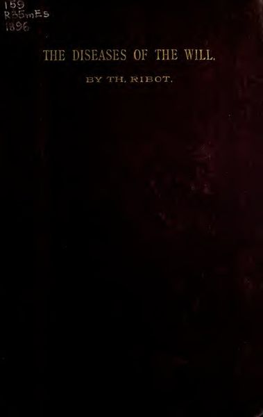 Cover of The Diseases of the Will