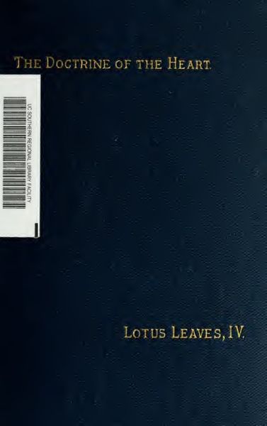 Cover of The Doctrine of the Heart