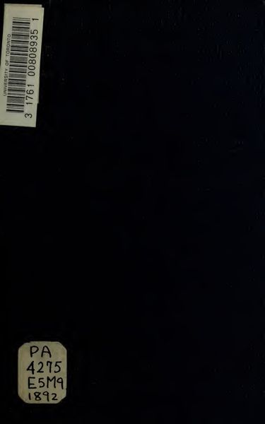 Cover of The Extant Odes of Pindar