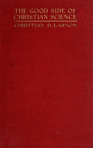 Cover of The Good Side of Christian Science