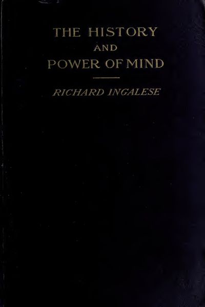 Cover of The History and Power of Mind