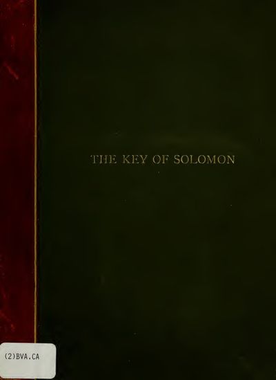 Cover of The Key of Solomon the King (Clavicula Salomonis)