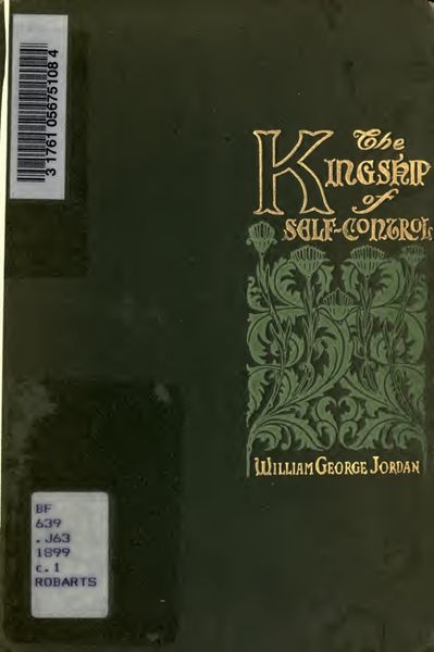 Cover of The Kingship of Self-Control