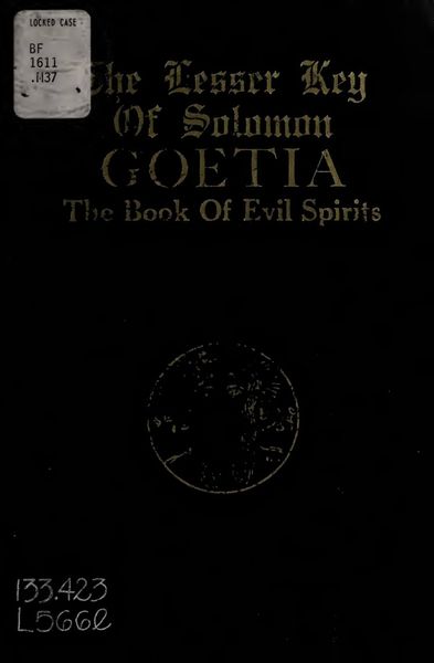 Cover of The Lesser Key of Solomon, Goetia: The Book of Evil Spirits