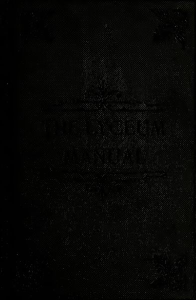 Cover of The Lyceum Manual