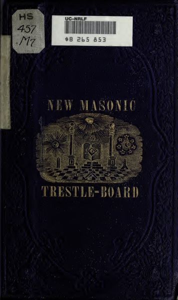 Cover of The New Masonic Trestle-Board