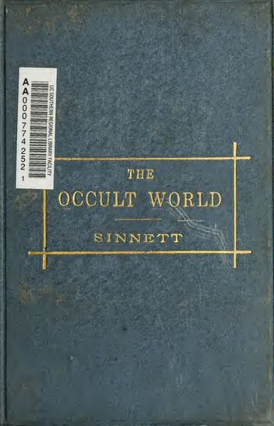 Cover of The Occult World
