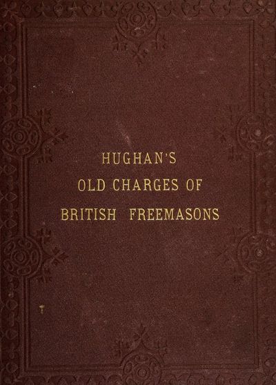 Cover of The Old Charges of British Freemasons