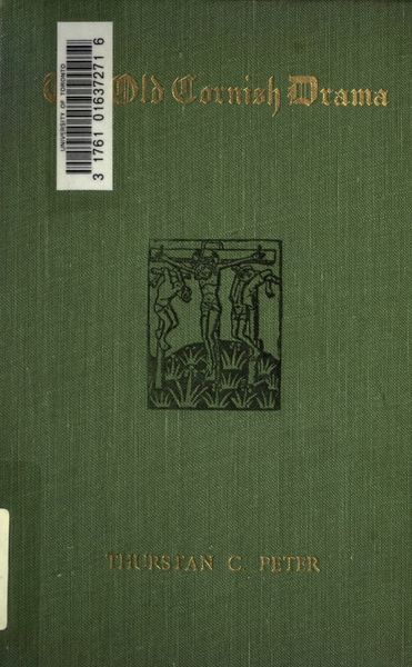 Cover of The Old Cornish Drama