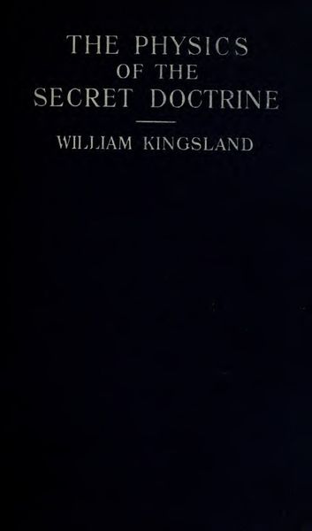 Cover of The Physics of the Secret Doctrine