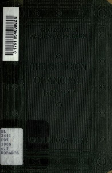 Cover of The Religion of Ancient Egypt