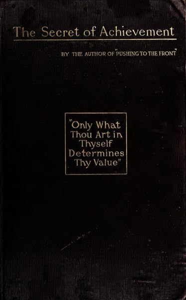 Cover of The Secret of Achievement