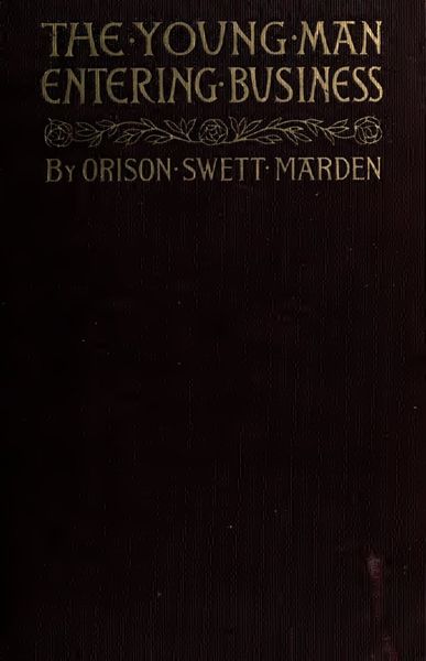 Cover of The Young Man Entering Business