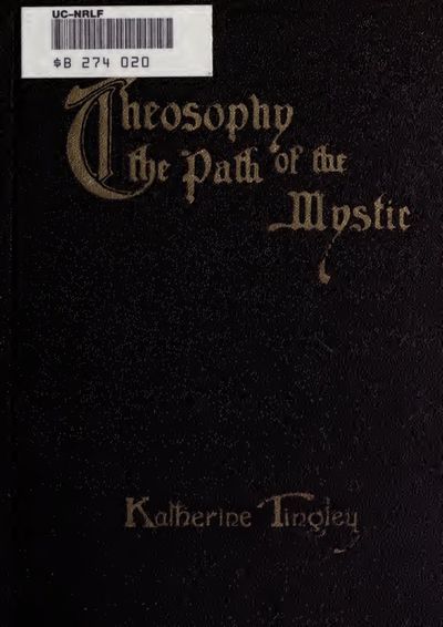 Cover of Theosophy: The Path of the Mystic