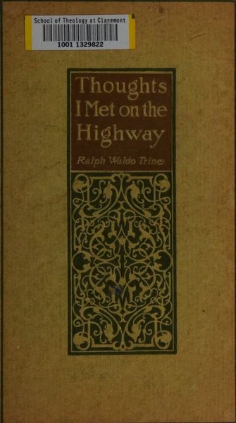 Cover of Thoughts I Met on the Highway: Words of Friendly Cheer from 'The Book'