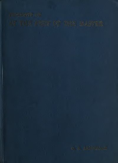 Cover of Thoughts on 'At the Feet of the Master'