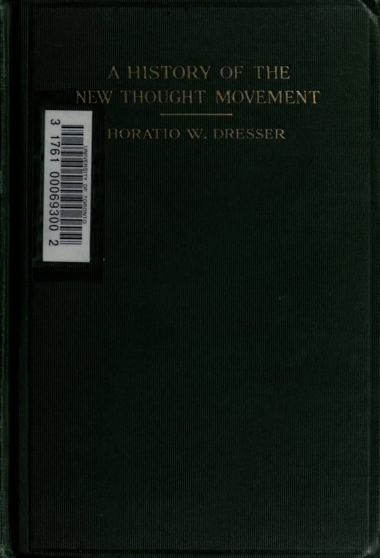 Cover of A History of the New Thought Movement