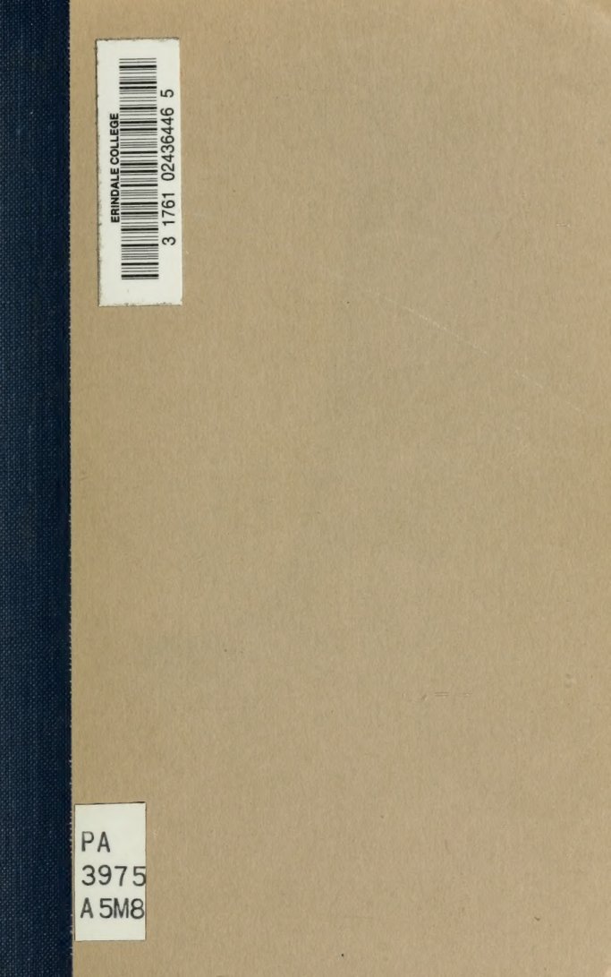 Cover of Alcestis, Translated into English Rhyming Verse