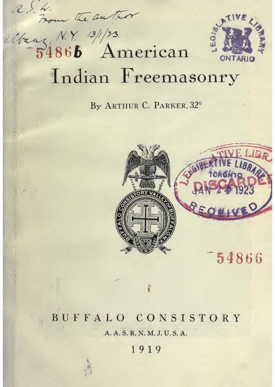 Cover of American Indian Freemasonry