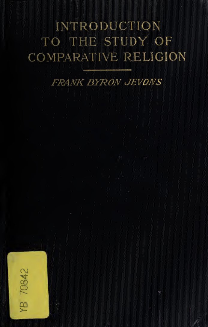 Cover of An Introduction to the Study of Comparative Religion