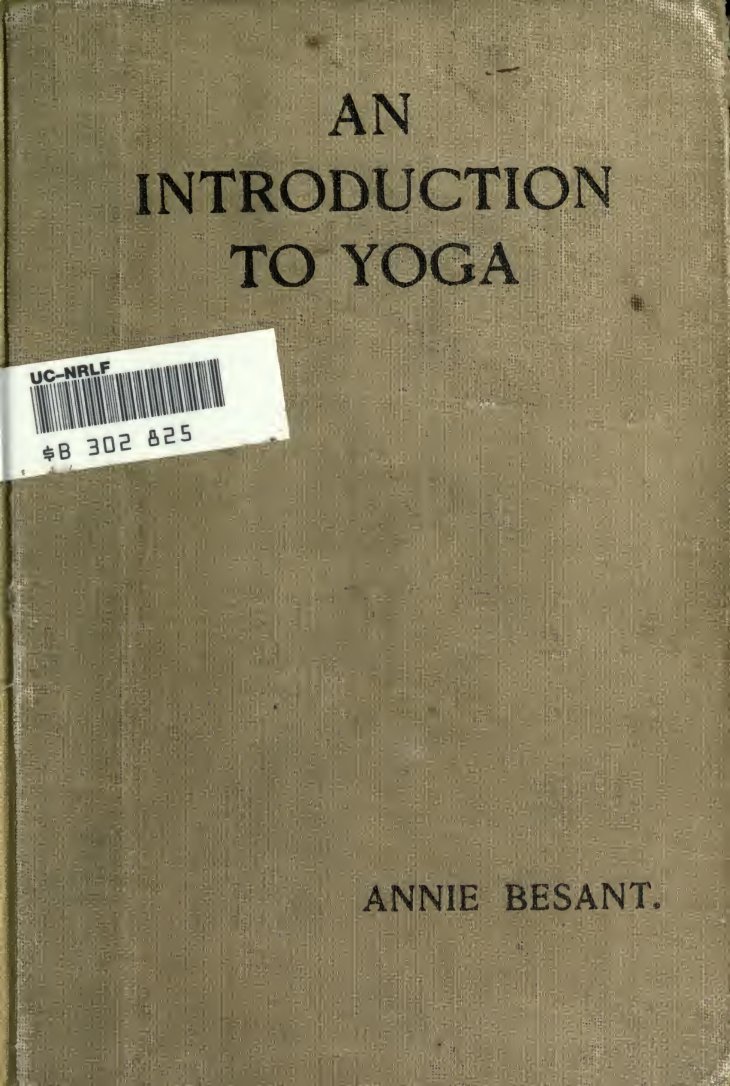 Cover of An Introduction to Yoga
