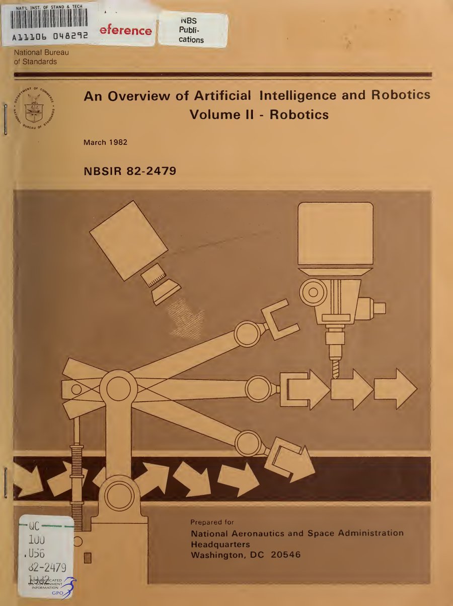 Cover of An Overview of Artificial Intelligence and Robotics, Volume II - Robotics