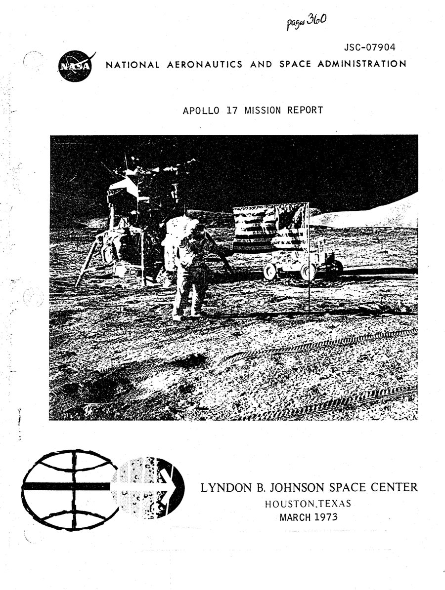 Cover of Apollo 17 Mission Report