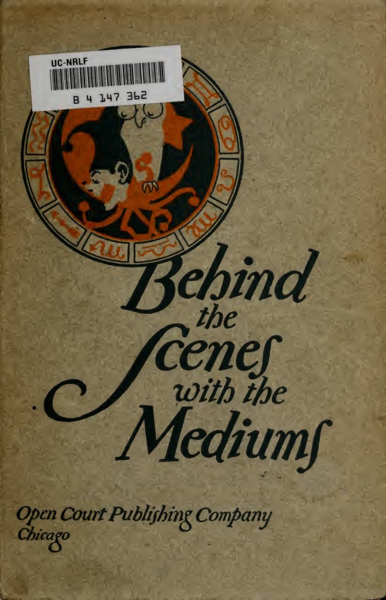 Cover of Behind the Scenes with the Mediums