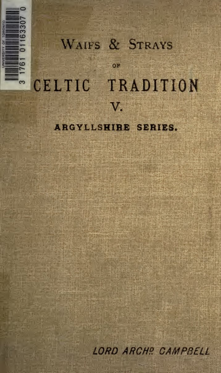 Cover of Clan Traditions and Popular Tales of the Western Highlands and Islands