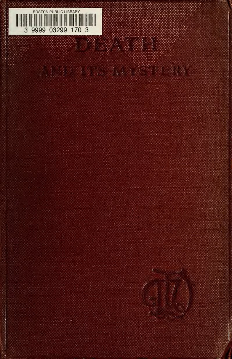 Cover of Death and Its Mystery