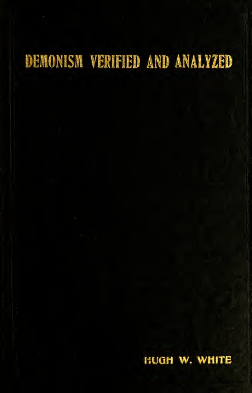 Cover of Demonism Verified and Analyzed