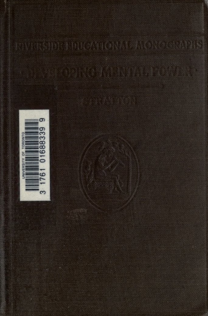 Cover of Developing Mental Power