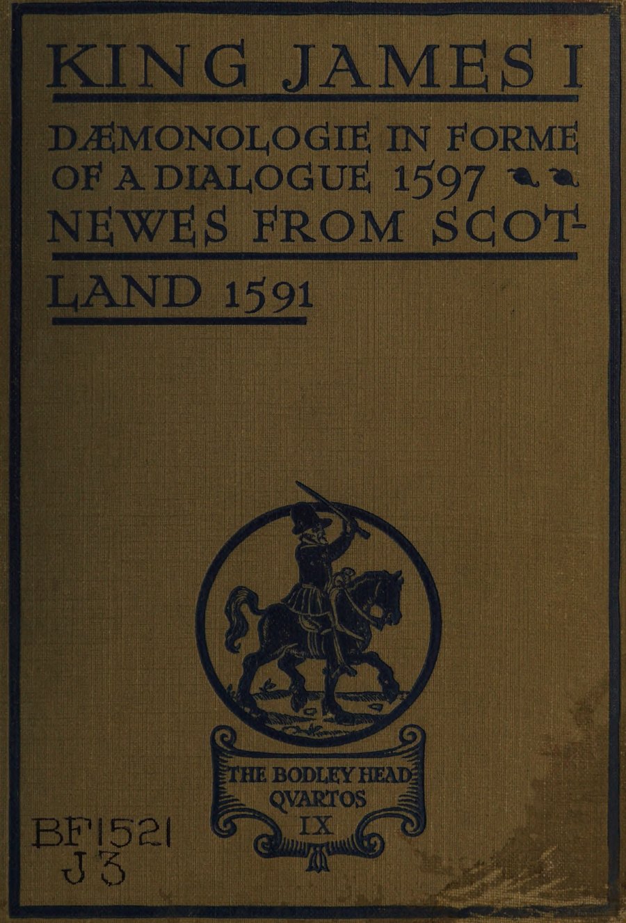 Cover of Dæmonologie