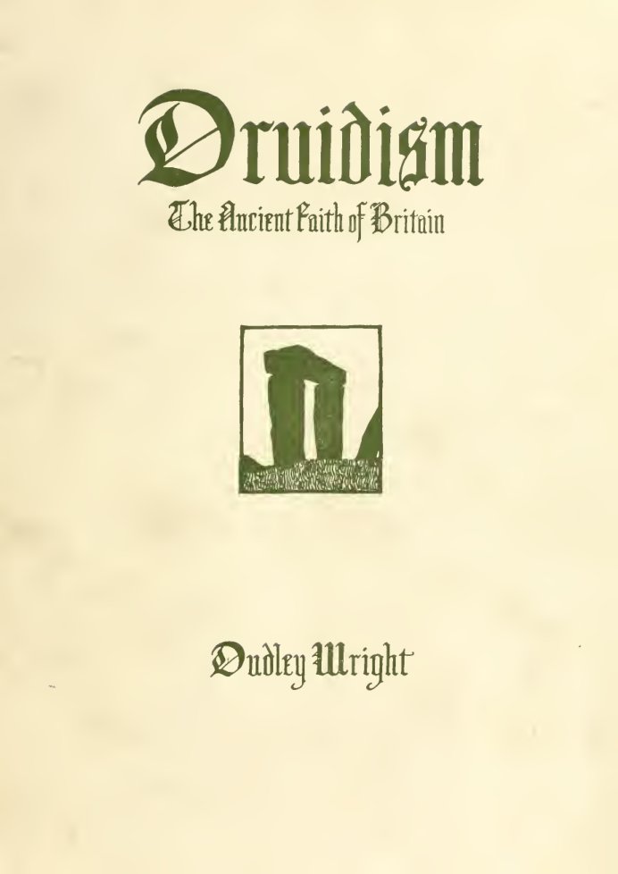 Cover of Druidism: The Ancient Faith of Britain