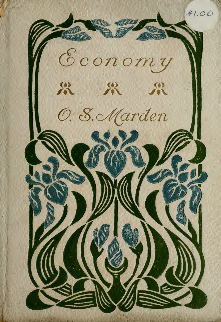 Cover of Economy: The Self-Denying Depositor and Prudent Paymaster at the Bank of Thrift