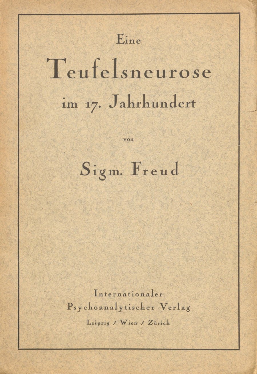 Cover of Eine Teufelsneurose im 17. Jahrhundert