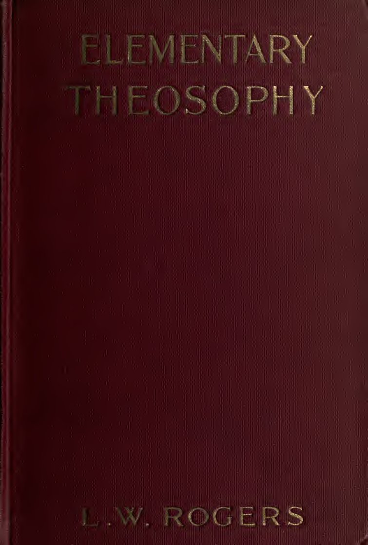 Cover of Elementary Theosophy